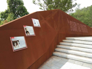 兴宁耐候钢挡土墙